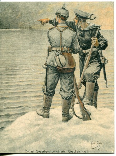 Cartolina marina corazzata - cartolina,