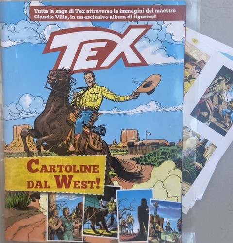 Tex album cartoline dal - cartoline, west