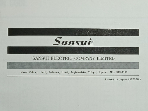 Sansui 6500 amplificatore - au-6500,