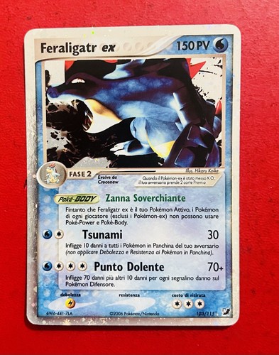 Lotto carte pokemon - carte, feraligatr