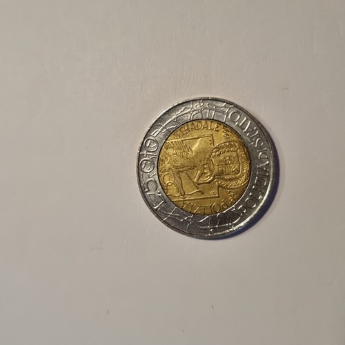 Moneta rara 500 lire polizia - 500,