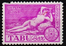 Timbro poster vintage tabu - timbro, "tabu