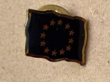 Pin Comunità Europea Parlamento Vintage 12 Stelle Bandiera Europa Spilla