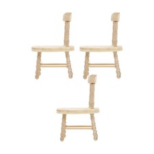  3 Pezzi Sedia a Dondolo in