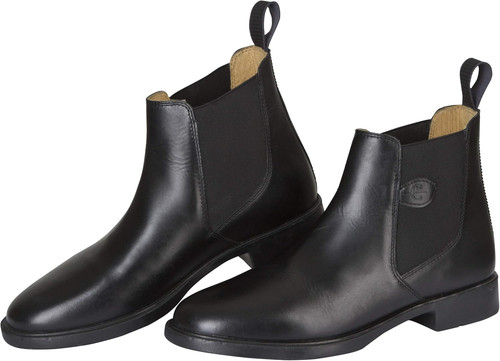 Reitstiefelette leder - -,