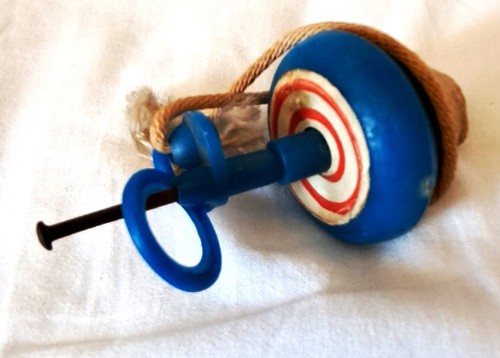 Piccola trottola blu con - piccola,