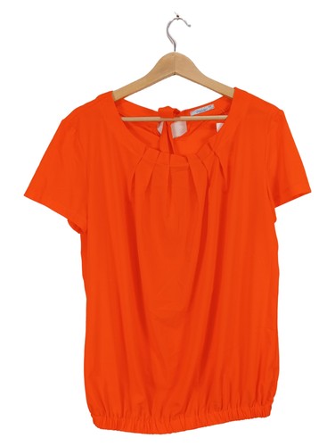 Top donna arancione fiocco - top,