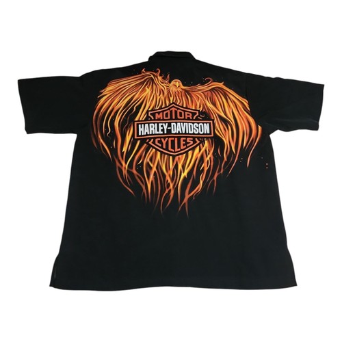 Harley davidson camp shirt - harley,
