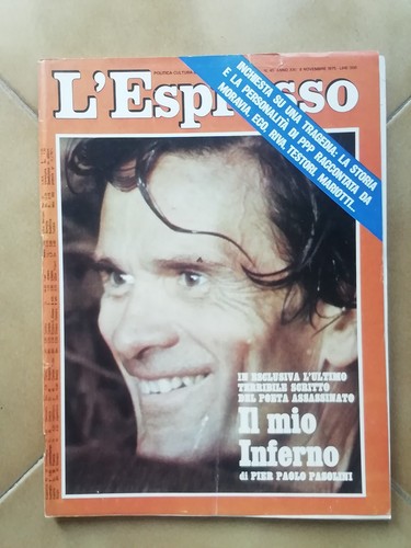 Pier paolo pasolini scomparsa - pier,