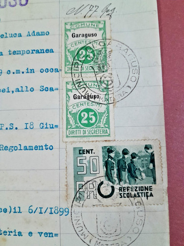 1935 garaguso marche - garaguso,