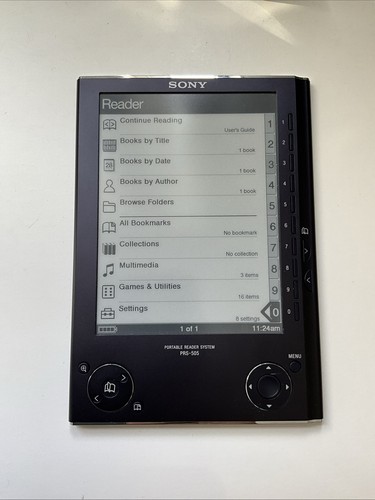 Sony prs 505 - prs-505, 6"