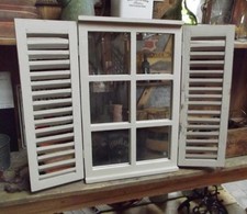 SPECCHIO FINESTRA CON ANTE