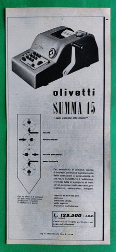 Olivetti summa pubblicità - summa, 15