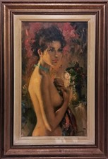 Dipinto Olio su Tela Pier