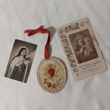 Lotto antico scapolare cuore