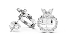 Orecchini a perno a grappolo