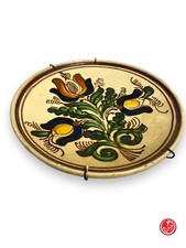 Piatto da parete in terracotta