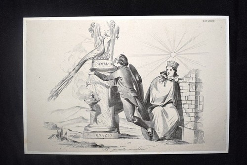 Incisione allegoria satira - d'allegoria,
