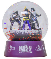 KISS KRUISE XI Snow Globe sfera di cristallo memorabilia rock band KISS storia in mare