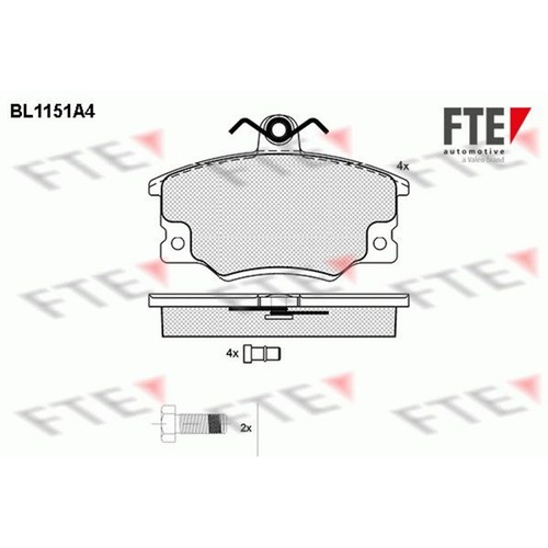 Fte pastiglie freno set - freno,