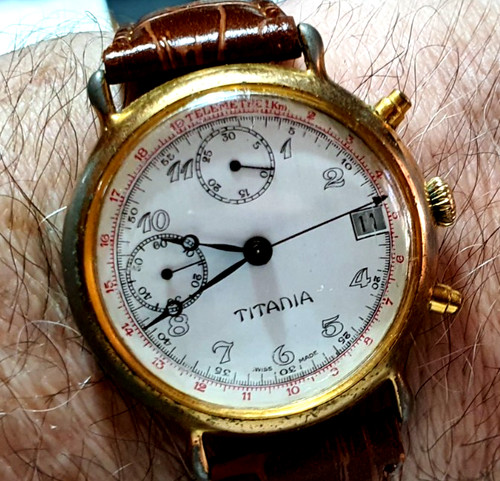 Brand titania chrono watch - brand, chrono/watch