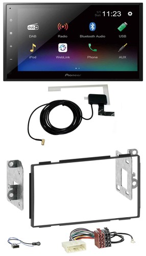 Pioneer dab mp3 bluetooth 2din - dab,