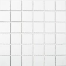 Piastrelle Mosaico Uni Bianco