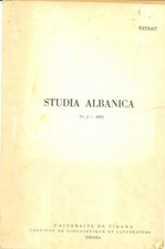 1972 Zef MIRDITA La romanisations des DARDANIES *Opuscolo DANNEGGIATO