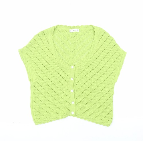 Cardigan donna mng verde - cardigan,