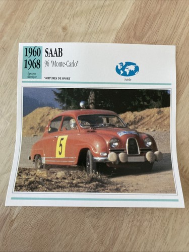 Saab monte carlo - 96, 1960-1968