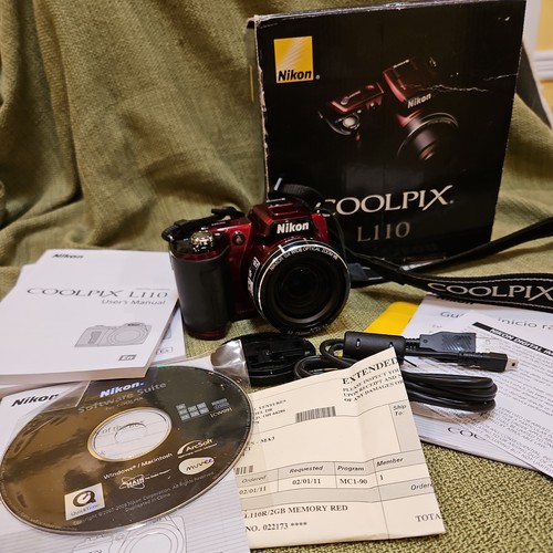 Nikon coolpix l110 rossa - coolpix,