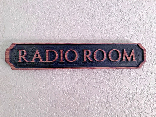 Insegna titanic radio room - room,