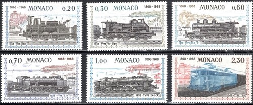 Monaco yt0752 yt757 - #yt0752-yt757, mnh