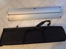 SCHERMO PROIEZIONE VIDEO PROIETTORE RETRATTILE METALLO 100X200 PROFESSIONALE