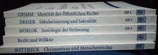 LOTTO 5 LIBRI DI DIRITTO PUBBLICO IN TEDESCO ed. Mohu Siebeck