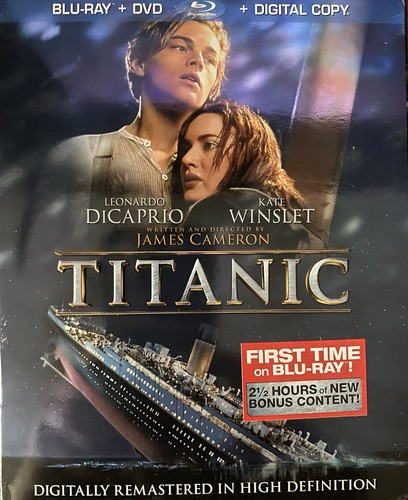 Titanic blu ray - titanic, disc,