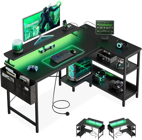 Scrivania gaming forma l - scrivania,