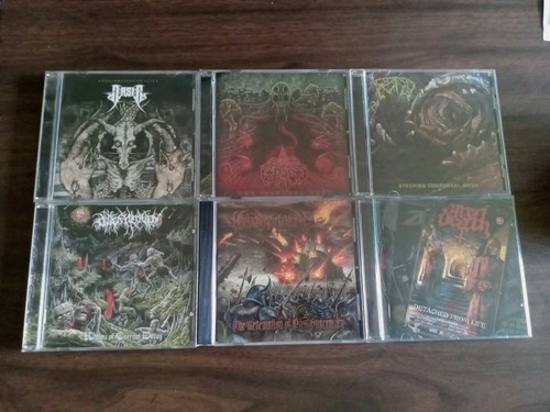 Death metal 6cd lot - metal, lot: