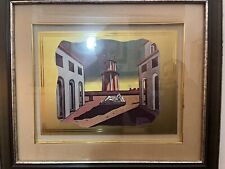 GIORGIO DE CHIRICO SERIGRAFIA  " Piazza D’Italia  "