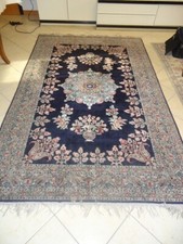 QUM  DI COLORE BLU INTERAMENTE IN SETA, BELLISSIMO