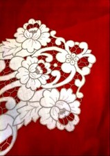 Runner Di Puro Lino Ricamato A Mano Centro Tavola Arredo