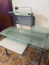 Scrivania da ufficio/camera in vetro, Pc Porta Tastiera