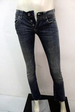 Jeans Donna Dondup MUSIC Taglia 25 / 39 Slim Fit Made in Italy Lavaggio Petunia