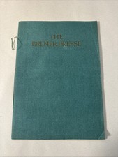 The Bremer Presse 1928 Private Press Munich Germany Book Catalogue Rare