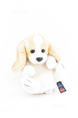 Peluche trudi cane - cane, bianco