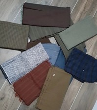 Lotto Stock Di stoffa Di Campionario Varie Misure E Vari Tipi