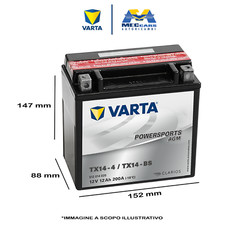 VARTA POWERSPORTS AGM BATTERIA