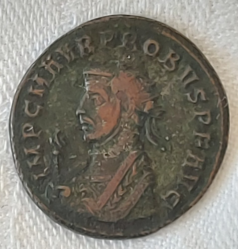 Moneta romana antica probo - romana,