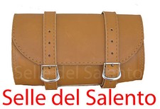 Borsa x moto pelle London 20x10 Barilotto custom Chopper Bobber portaattrezzi