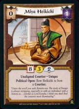 Miya Heikichi - A Perfect Cut - Legend of the Five Rings CCG